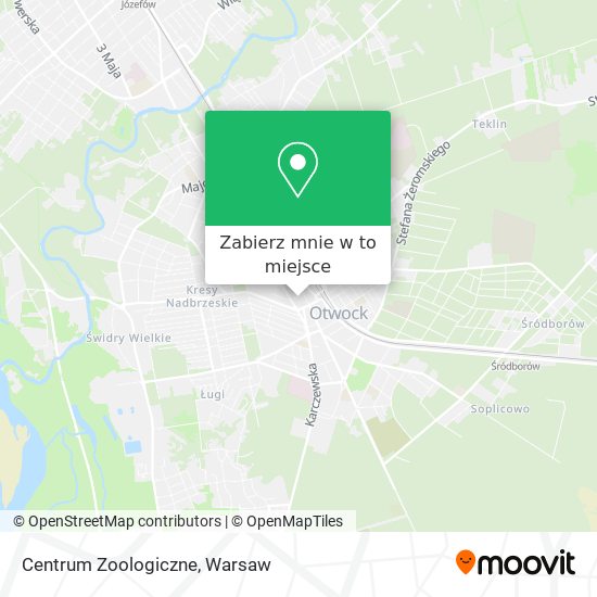 Mapa Centrum Zoologiczne