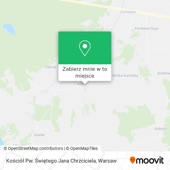 Mapa Kościół Pw. Świętego Jana Chrzciciela