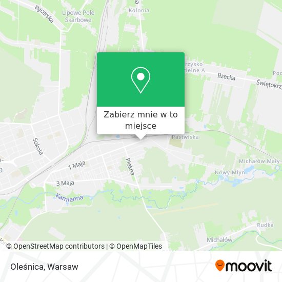 Mapa Oleśnica