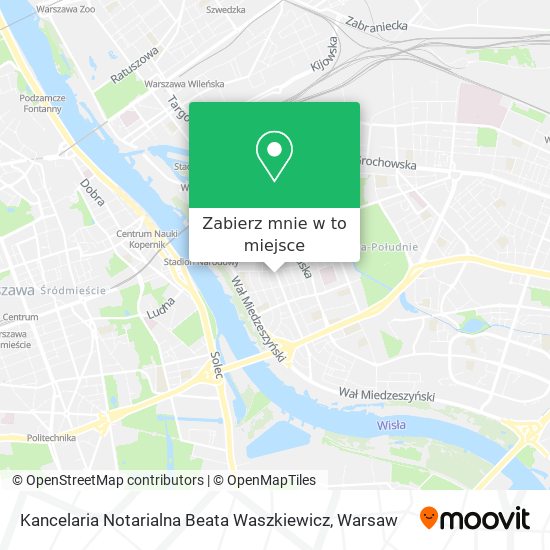 Mapa Kancelaria Notarialna Beata Waszkiewicz