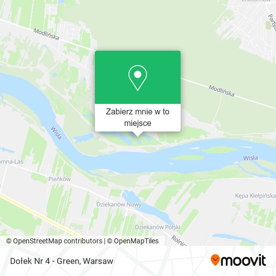 Mapa Dołek Nr 4 - Green