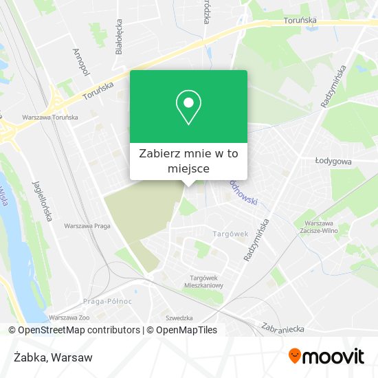 Mapa Żabka