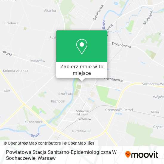 Mapa Powiatowa Stacja Sanitarno-Epidemiologiczna W Sochaczewie