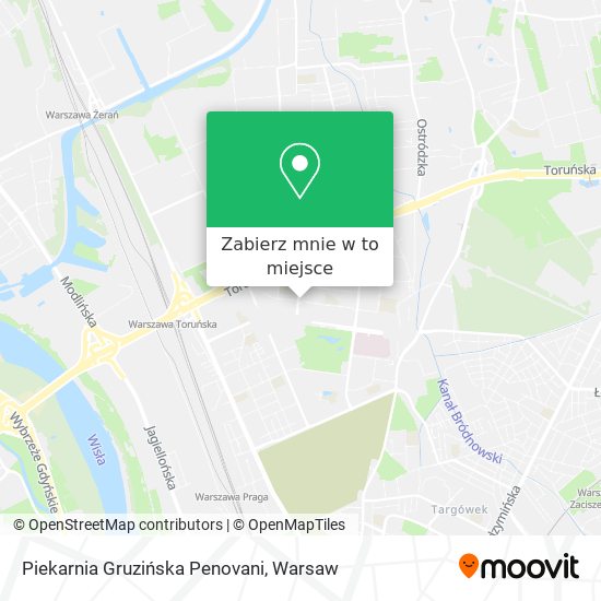 Mapa Piekarnia Gruzińska Penovani