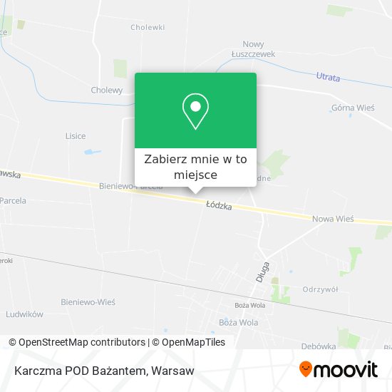 Mapa Karczma POD Bażantem