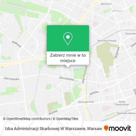 Mapa Izba Administracji Skarbowej W Warszawie