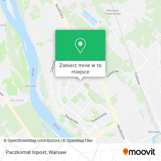 Mapa Paczkomat Inpost