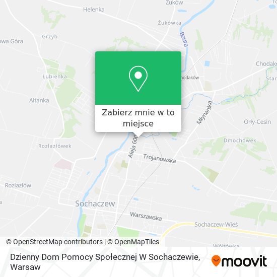 Mapa Dzienny Dom Pomocy Społecznej W Sochaczewie