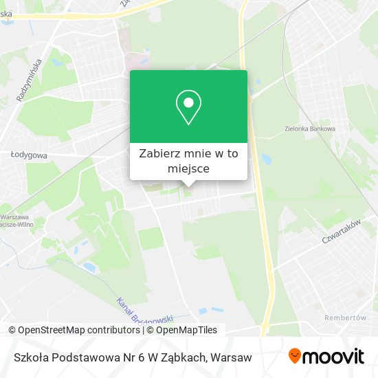 Mapa Szkoła Podstawowa Nr 6 W Ząbkach