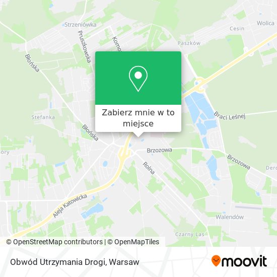 Mapa Obwód Utrzymania Drogi