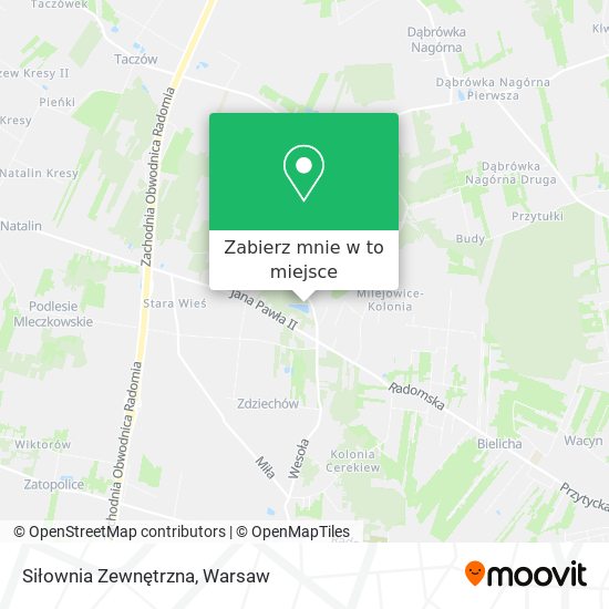 Mapa Siłownia Zewnętrzna