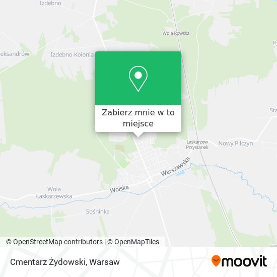 Mapa Cmentarz Żydowski