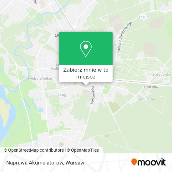 Mapa Naprawa Akumulatorów