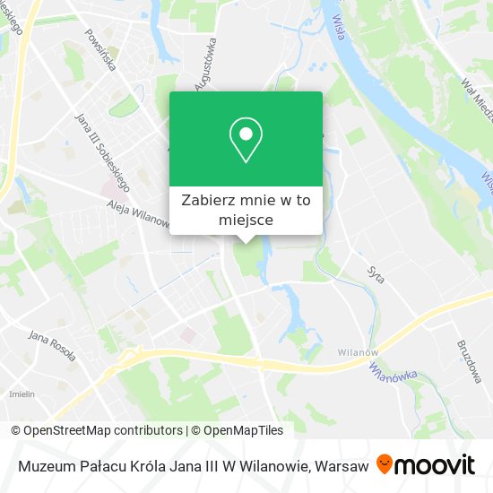 Mapa Muzeum Pałacu Króla Jana III W Wilanowie