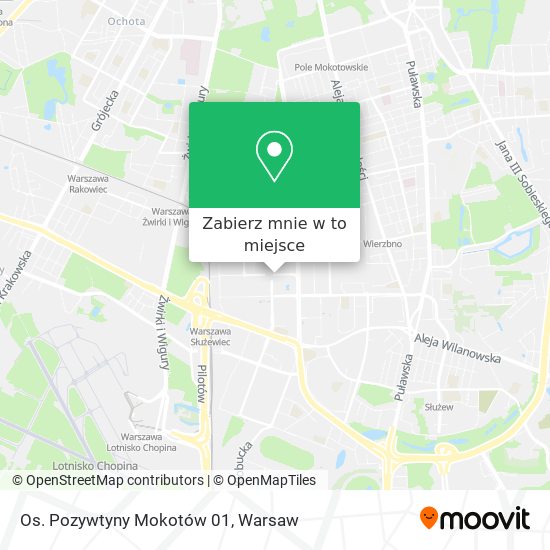 Mapa Os. Pozywtyny Mokotów 01