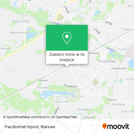 Mapa Paczkomat Inpost