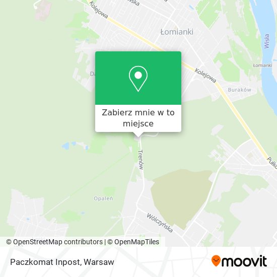 Mapa Paczkomat Inpost