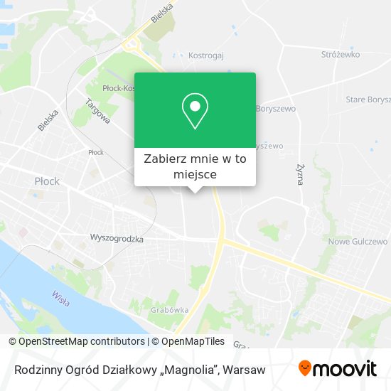 Mapa Rodzinny Ogród Działkowy „Magnolia”