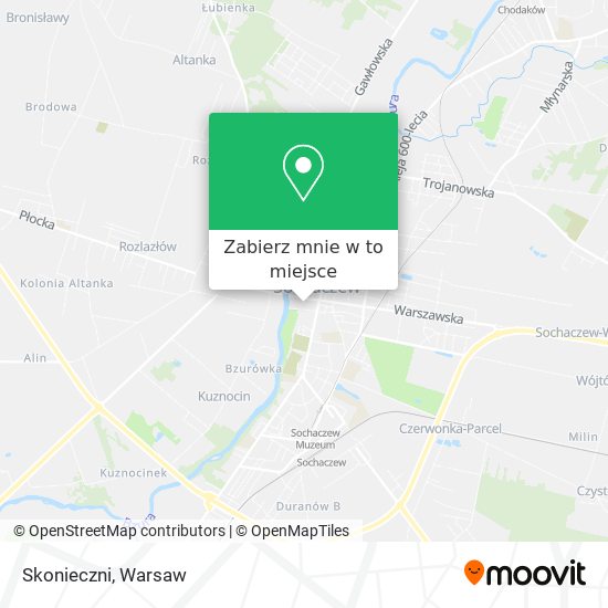 Mapa Skonieczni