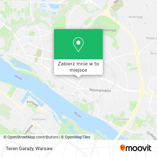 Mapa Teren Garaży