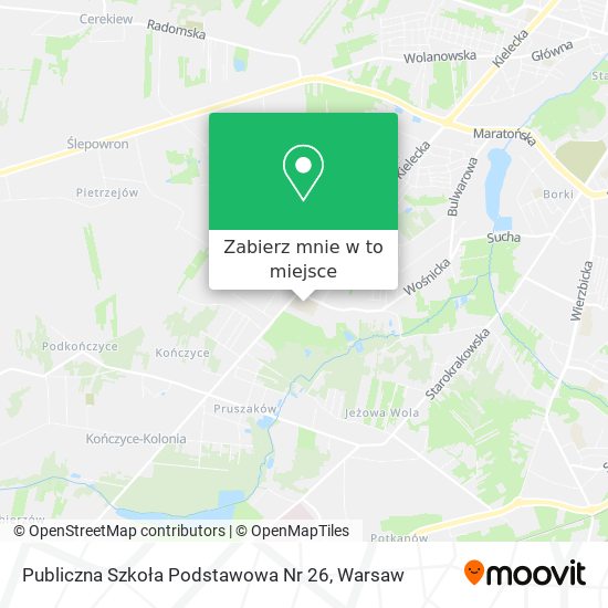 Mapa Publiczna Szkoła Podstawowa Nr 26