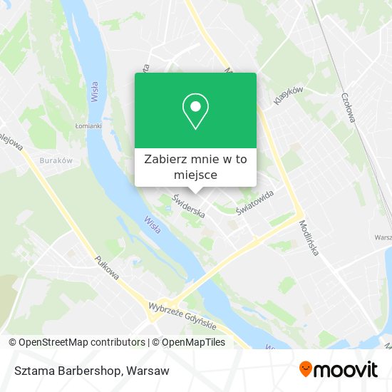 Mapa Sztama Barbershop