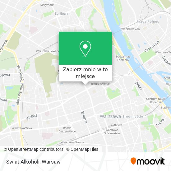 Mapa Świat Alkoholi