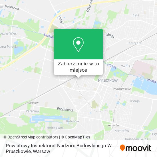 Mapa Powiatowy Inspektorat Nadzoru Budowlanego W Pruszkowie