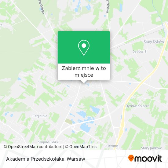 Mapa Akademia Przedszkolaka