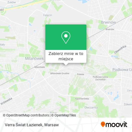 Mapa Verra Świat Łazienek