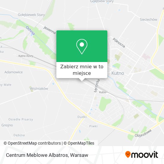 Mapa Centrum Meblowe Albatros