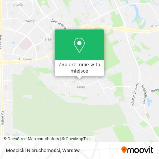 Mapa Mościcki Nieruchomości