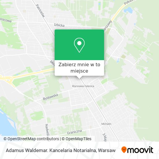 Mapa Adamus Waldemar. Kancelaria Notarialna