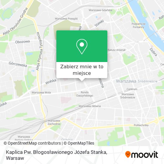 Mapa Kaplica Pw. Błogosławionego Józefa Stanka