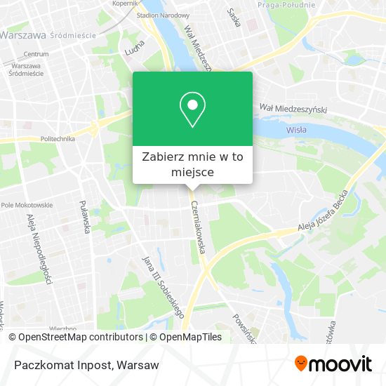 Mapa Paczkomat Inpost