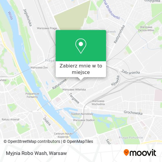 Mapa Myjnia Robo Wash