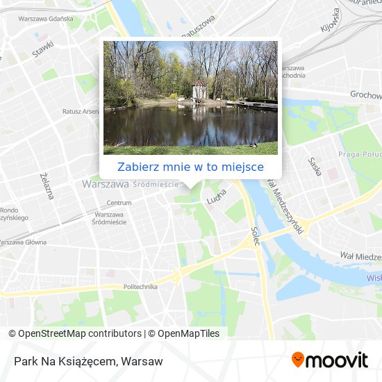 Mapa Park Na Książęcem