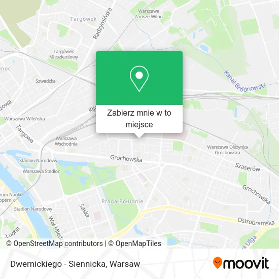 Mapa Dwernickiego - Siennicka