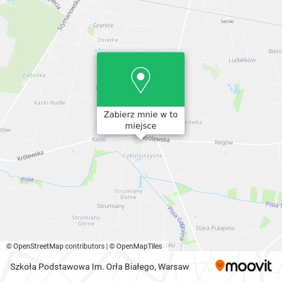 Mapa Szkoła Podstawowa Im. Orła Białego