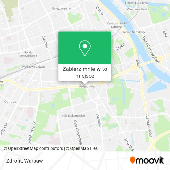 Mapa Zdrofit