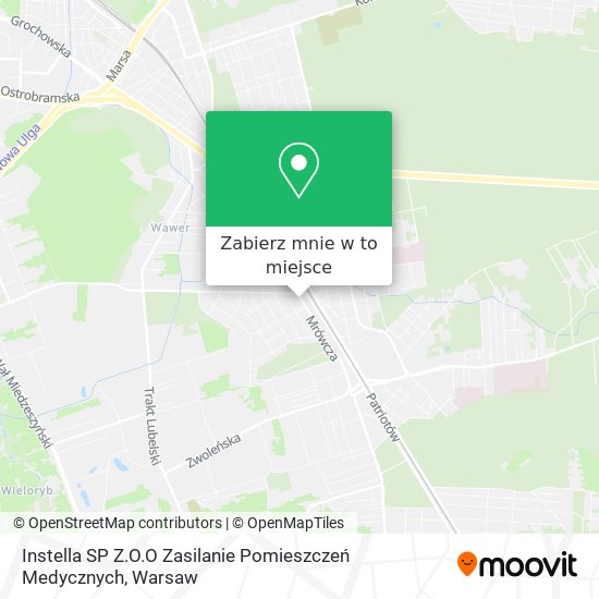 Mapa Instella SP Z.O.O Zasilanie Pomieszczeń Medycznych