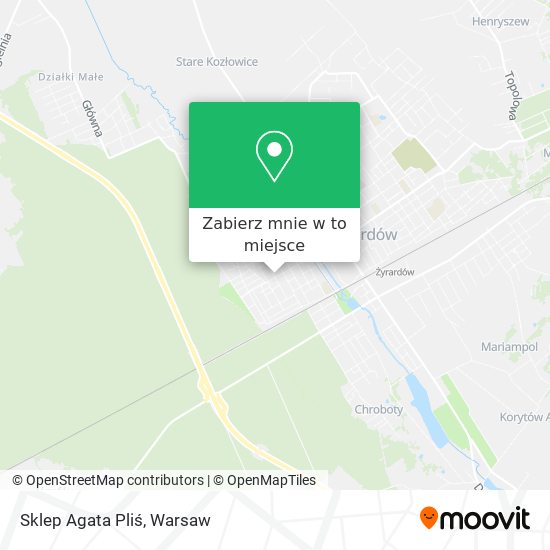 Mapa Sklep Agata Pliś