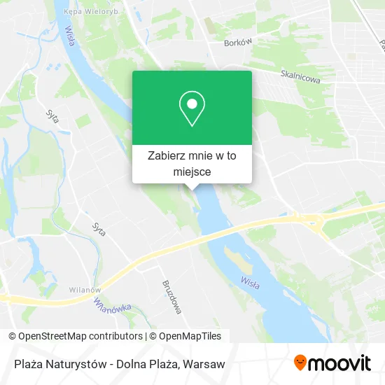 Mapa Plaża Naturystów - Dolna Plaża
