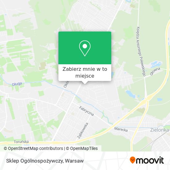 Mapa Sklep Ogólnospożywczy