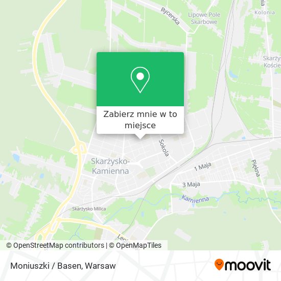 Mapa Moniuszki / Basen