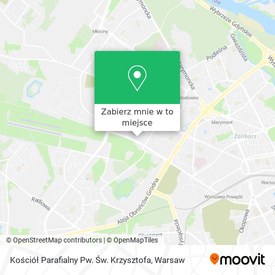 Mapa Kościół Parafialny Pw. Św. Krzysztofa