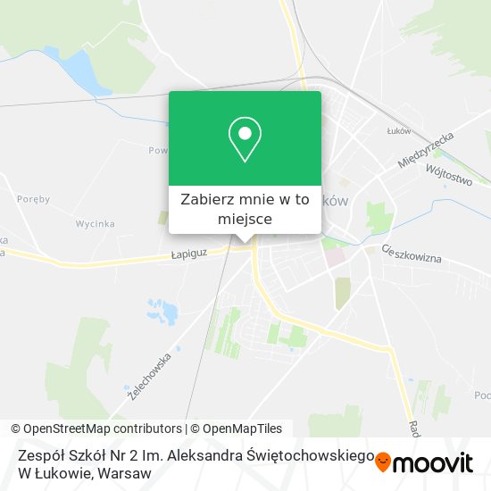 Mapa Zespół Szkół Nr 2 Im. Aleksandra Świętochowskiego W Łukowie