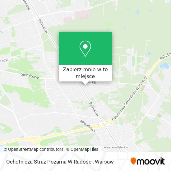 Mapa Ochotnicza Straż Pożarna W Radości