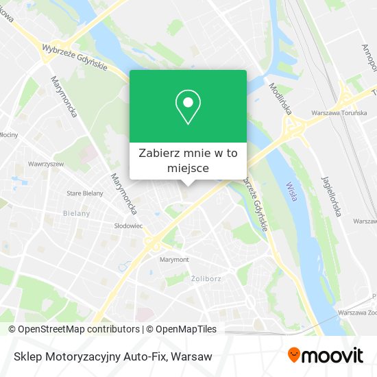 Mapa Sklep Motoryzacyjny Auto-Fix