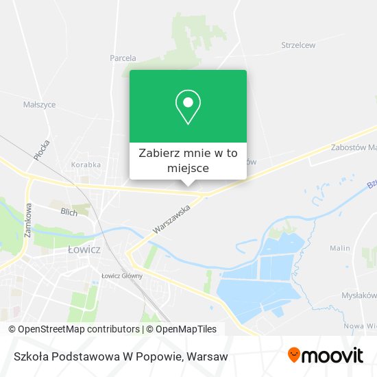 Mapa Szkoła Podstawowa W Popowie